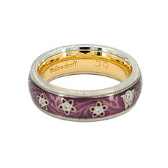 Wellendorff - Enamel-Diamond-Ring, 82129-5, Van Ham Kunstauktionen
