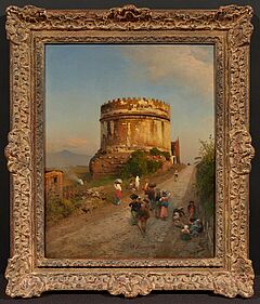 Albert Flamm - Am Grabmal der Caecilia Metella bei Rom, 77885-3, Van Ham Kunstauktionen