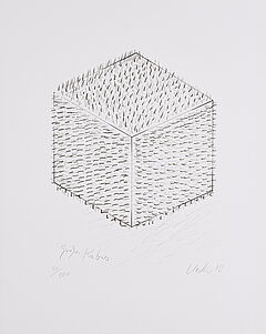 Guenther Uecker - Grosser Kubus, 73192-7, Van Ham Kunstauktionen