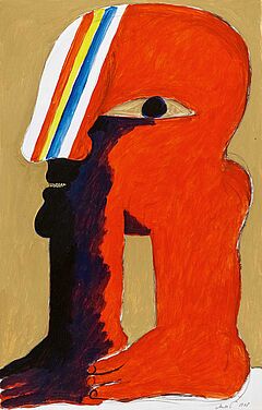 Horst Antes - Kopffuessler, 76558-7, Van Ham Kunstauktionen