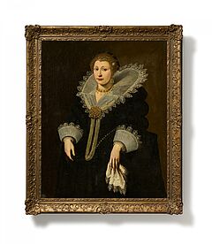 Florentiner Schule - Portraet einer wohlhabenden Dame des franzoesischen Hofs, 74212-1, Van Ham Kunstauktionen