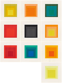 Josef Albers - Hommage to the Square Edition Keller Ia - Ik, 82063-1, Van Ham Kunstauktionen