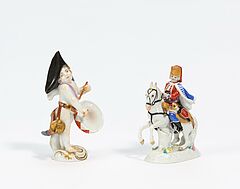 Meissen - Husar zu Pferd und Putto als Trommler, 75074-18, Van Ham Kunstauktionen