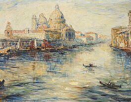 Otto Eduard Pippel - Venedig Santa Maria della Salute und der Canal Grande, 77010-3, Van Ham Kunstauktionen