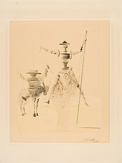 Salvador Dali - Don Quichotte et Sancho Panca, 75282-1, Van Ham Kunstauktionen
