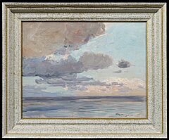 Friedrich Kallmorgen - Wolken ueber dem Meer, 66003-2, Van Ham Kunstauktionen
