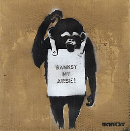 NOT BANKSY and NOT BY BANKSY Stot21STCplanB - Banksy my Arse, 67128-1, Van Ham Kunstauktionen