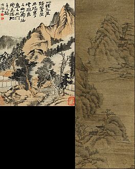 Tao Shi - Berglandschaft mit Dorf und Bach, 67001-11, Van Ham Kunstauktionen
