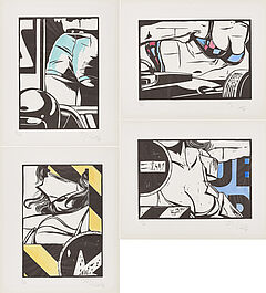 Fritz Koethe - Sechs Linolschnitte, 73150-9, Van Ham Kunstauktionen