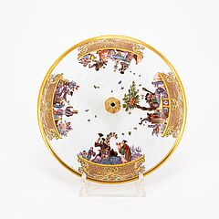 Meissen - Terrinendeckel mit feinen Chinoiserien zum Neujahrswechsel, 77931-4, Van Ham Kunstauktionen