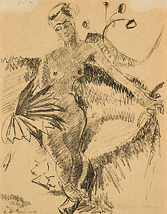 Oskar Moll - Akt mit Palmblatt, 80374-376, Van Ham Kunstauktionen