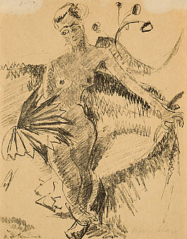 Oskar Moll - Akt mit Palmblatt, 80374-376, Van Ham Kunstauktionen