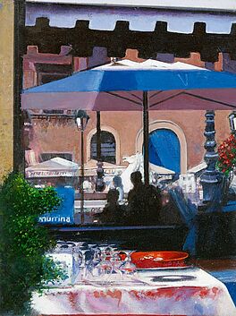Tom Blackwell - Lunch Piazza Navona Rome, 69712-3, Van Ham Kunstauktionen