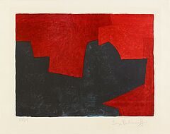 Serge Poliakoff - Composition lie-de-vin et bleue, 55945-25, Van Ham Kunstauktionen