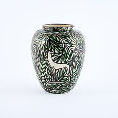 Karlsruhe - Vase 'Tiere im Laub', 81858-11, Van Ham Kunstauktionen