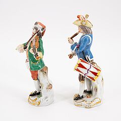 Meissen - Floetist und Geigenspieler aus der Cris de Paris, 76654-15, Van Ham Kunstauktionen