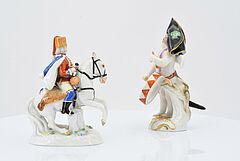 Meissen - Husar zu Pferd und Putto als Trommler, 75074-18, Van Ham Kunstauktionen