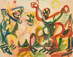 Eduard Bargheer - Ohne Titel  Figuren am Strand, 69789-2, Van Ham Kunstauktionen