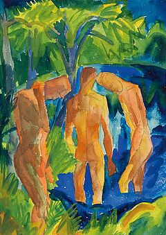 Fritz Schaefler - Badende Juenglinge, 75178-1, Van Ham Kunstauktionen