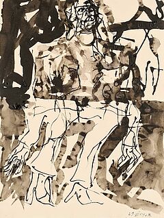 Georg Baselitz - Ohne Titel, 73595-1, Van Ham Kunstauktionen