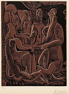 Pablo Picasso - Petit Dejeuner sur lHerbe DApres Manet, 77236-2, Van Ham Kunstauktionen