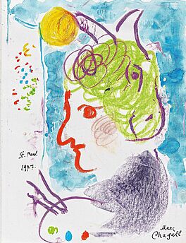 Marc Chagall - Peintre au double profil, 68302-1, Van Ham Kunstauktionen