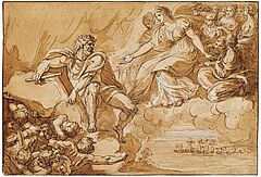 Giuseppe Cades - Juno bittet Aeolus darum die Winde freizugeben um Aeneas Schiffe zu versenken<br >, 70606-6, Van Ham Kunstauktionen