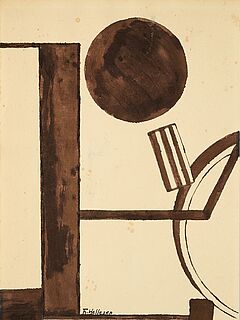 Thorvald Hellesen - Geometrische Komposition, 81453-4, Van Ham Kunstauktionen