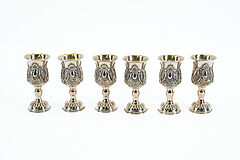 Folge von sechs kleinen Schnapsbechern, 75315-60, Van Ham Kunstauktionen