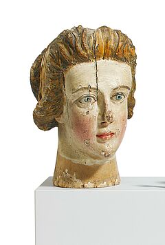 Kopf einer kleinen Gallionsfigur, 81032-3, Van Ham Kunstauktionen