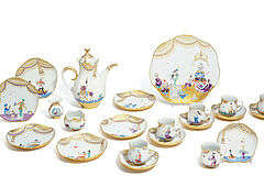 Meissen - Kaffeservice 1001 NACHT fuer sechs Personen, 76206-1, Van Ham Kunstauktionen