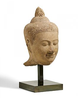 Ueberlebensgrosser Buddha-Kopf, 68356-1, Van Ham Kunstauktionen