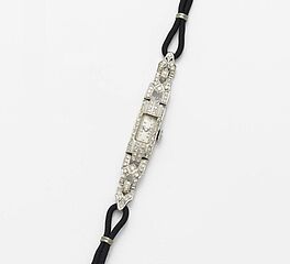 Art Deco Armbanduhr, 52130-6, Van Ham Kunstauktionen