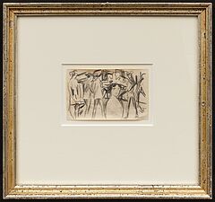 August Macke - Dame in der Promenade, 82124-22, Van Ham Kunstauktionen