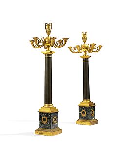 Frankreich - Paar monumentale Girandolen Empire, 75333-1, Van Ham Kunstauktionen