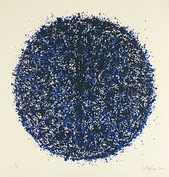 Guenther Uecker - Blauer Planet, 75680-1, Van Ham Kunstauktionen