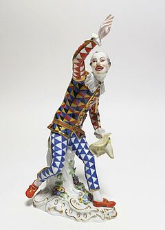 Meissen - Harlekin ohne Maske aus der Serie Komoedianten, 66841-2, Van Ham Kunstauktionen