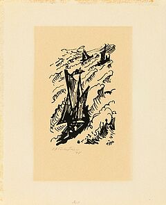 Hermann Max Pechstein - Kurenkaehne in schwerer See, 58372-13, Van Ham Kunstauktionen