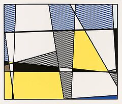 Roy Lichtenstein - Cow Triptych Cow Going Abstract, 75048-1, Van Ham Kunstauktionen