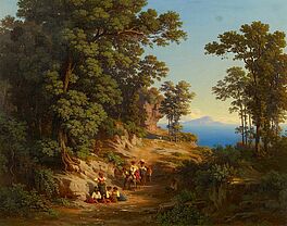 Johann Jakob Frey - Hirten an der Kueste oberhalb von Neapel, 58442-2, Van Ham Kunstauktionen
