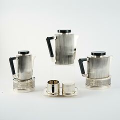 Koch  Bergfeld - Seltenes Kaffeeservice mit Rillendekor, 81561-1, Van Ham Kunstauktionen