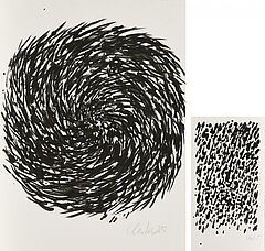 Guenther Uecker - Konvolut von 2 Lithografien, 62117-18, Van Ham Kunstauktionen