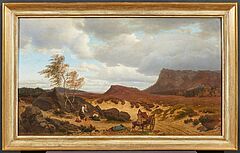 Louis Spangenberg - Lager in weiter Landschaft, 75903-2, Van Ham Kunstauktionen