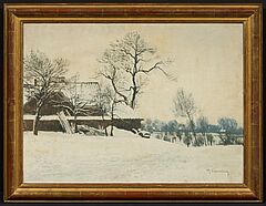 Max Clarenbach - Wintertag, 80026-1, Van Ham Kunstauktionen