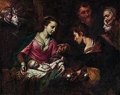 Pieter van Mol - Anbetung der Hirten, 78076-1, Van Ham Kunstauktionen