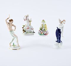 Rosenthal - Vier Porzellan-Figuren, 81991-8, Van Ham Kunstauktionen