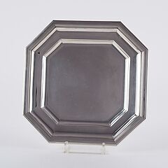Paris - Oktogonale Platte und runder Untersatz, 78018-1, Van Ham Kunstauktionen