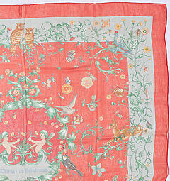 Hermes - Schal LHeure du Printemps, 69664-190, Van Ham Kunstauktionen