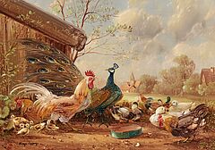 Hubert Kaplan - Hühnerhof, 82169-2, Van Ham Kunstauktionen