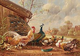 Hubert Kaplan - Hühnerhof, 82169-2, Van Ham Kunstauktionen